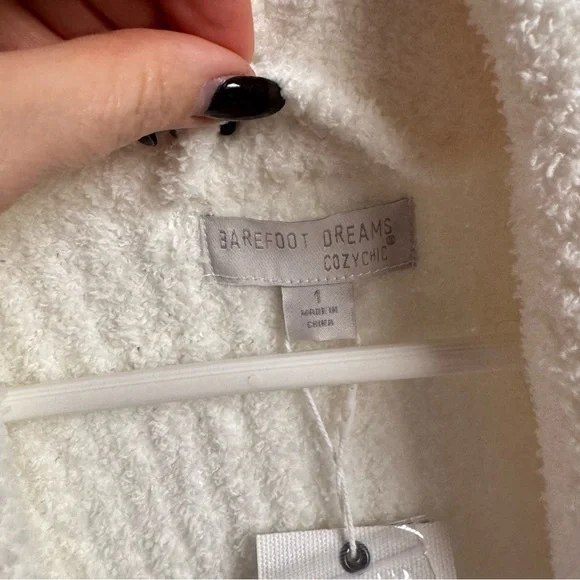 NWT Barefoot Dreams Eco CozyChic Ribbed Robe Sz 1 (US S)